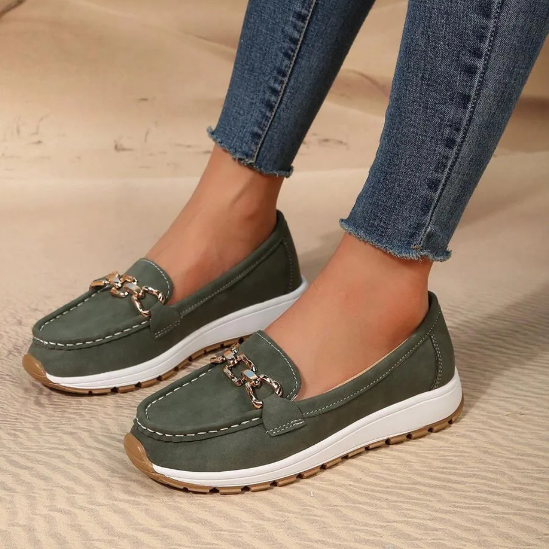 Mocassins de Sola Grossa para Mulher