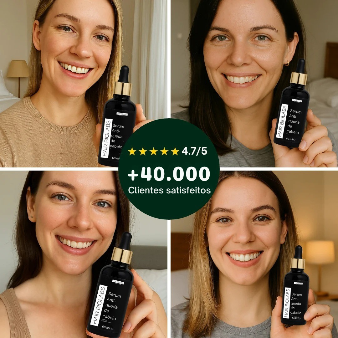 Sérum anticaída para cabelos - HAIR BIOLABS 60 ml (PROMOÇÃO 2X1)