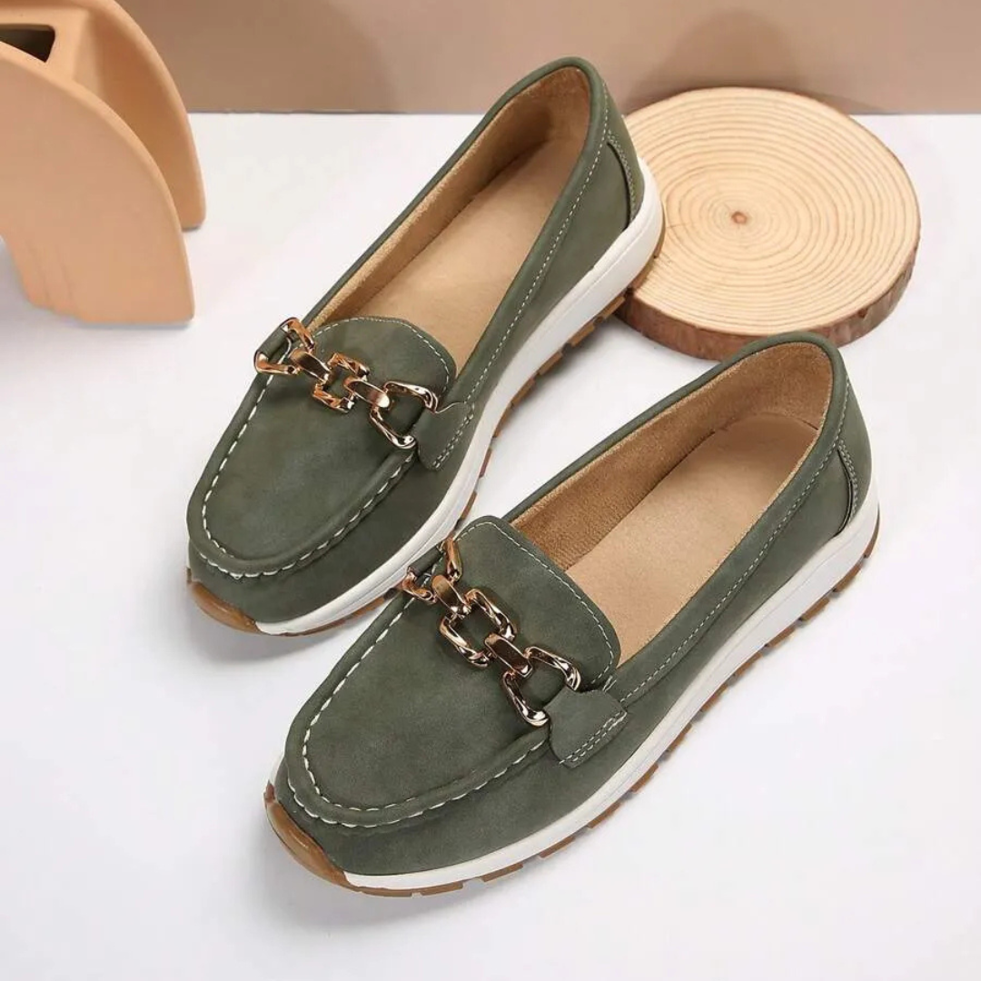 Mocassins de Sola Grossa para Mulher