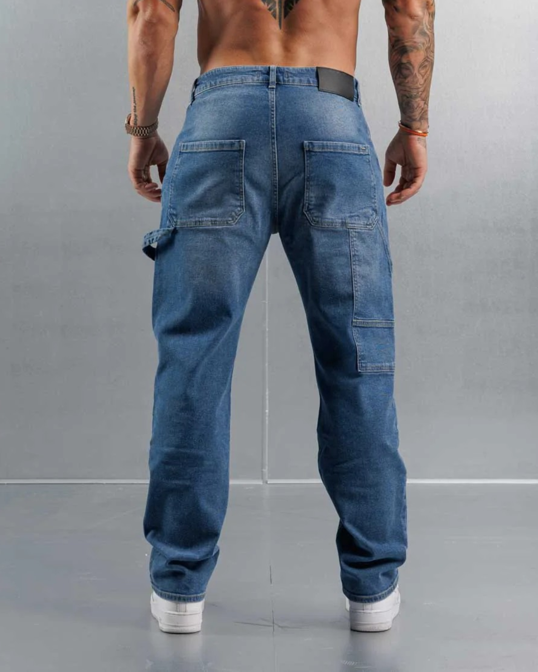 Calças largas para homem