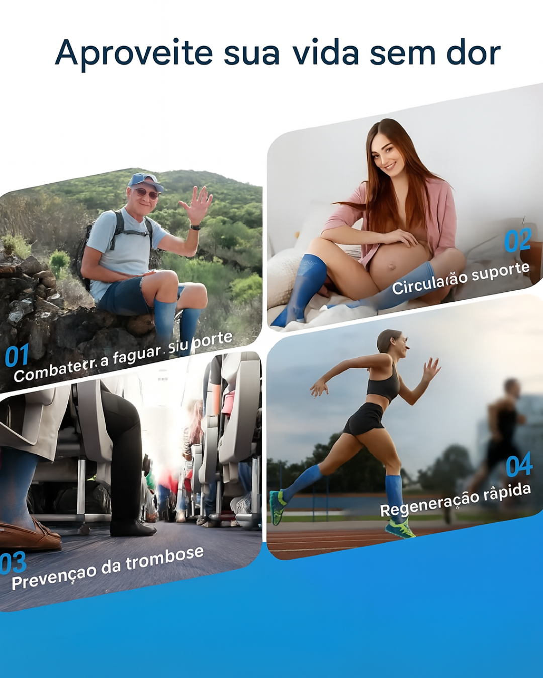 Meias de compressão (OFERTA 2X1)