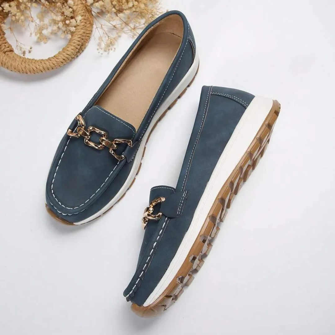 Mocassins de Sola Grossa para Mulher