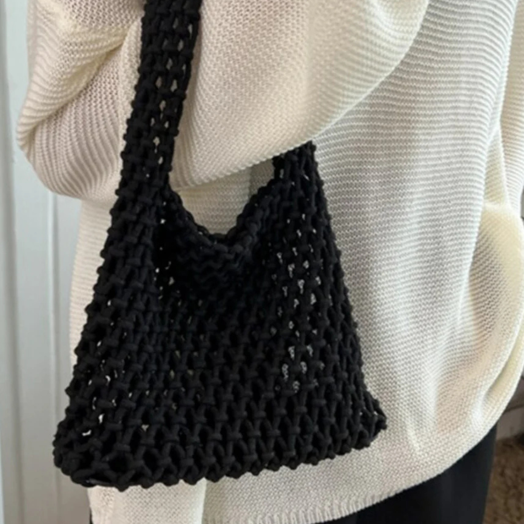 Bolsa boho de crochet