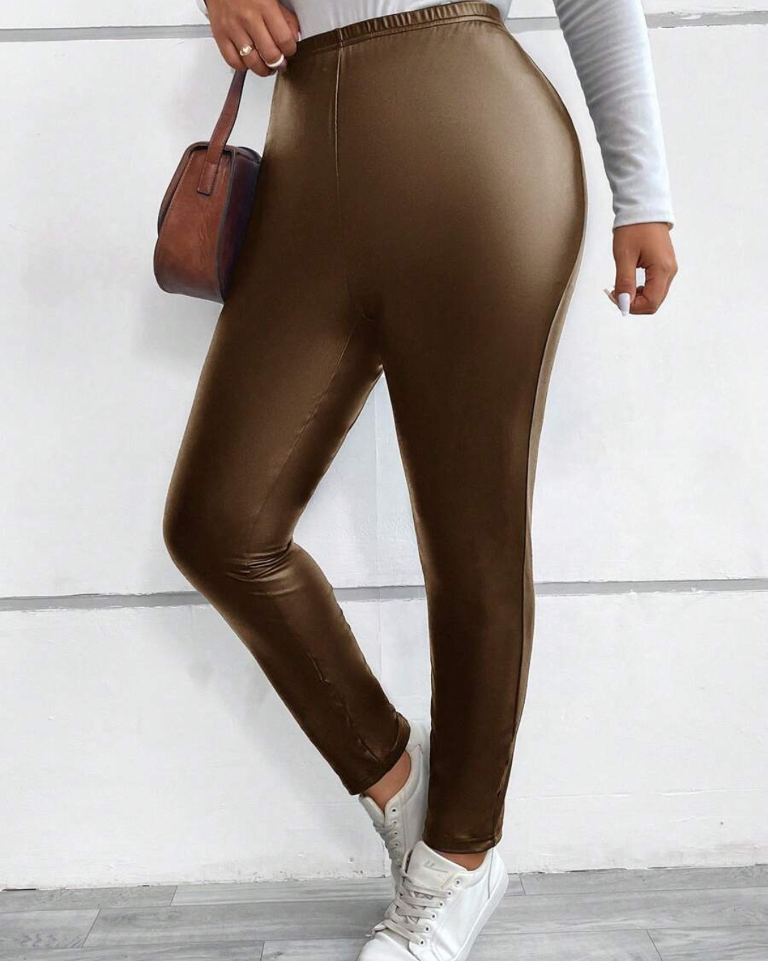 Leggings de Couro para Mulher