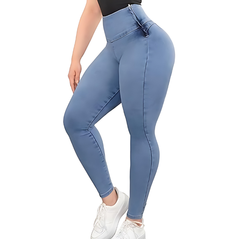 Calças justas para comprimir o abdómen