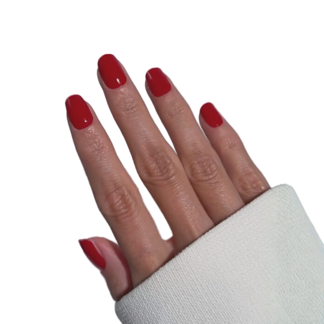 Unhas ovais com acabamento brilhante e uniforme - Pack de 20 unidades (OFERTA 2X1)
