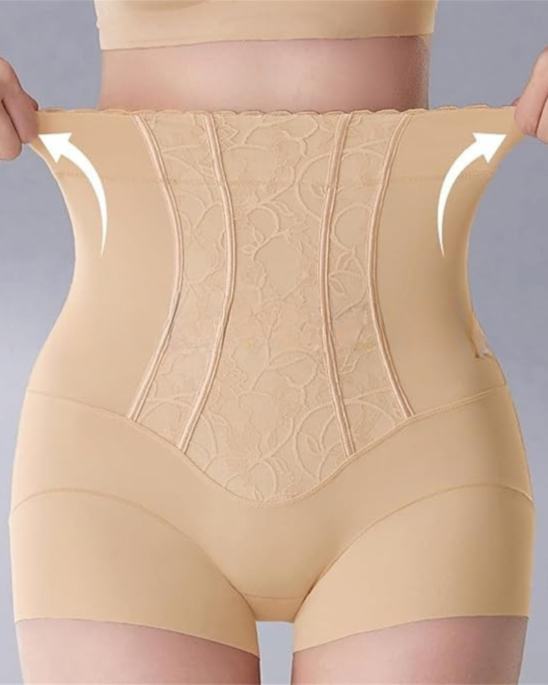 Calções modeladores de cintura alta