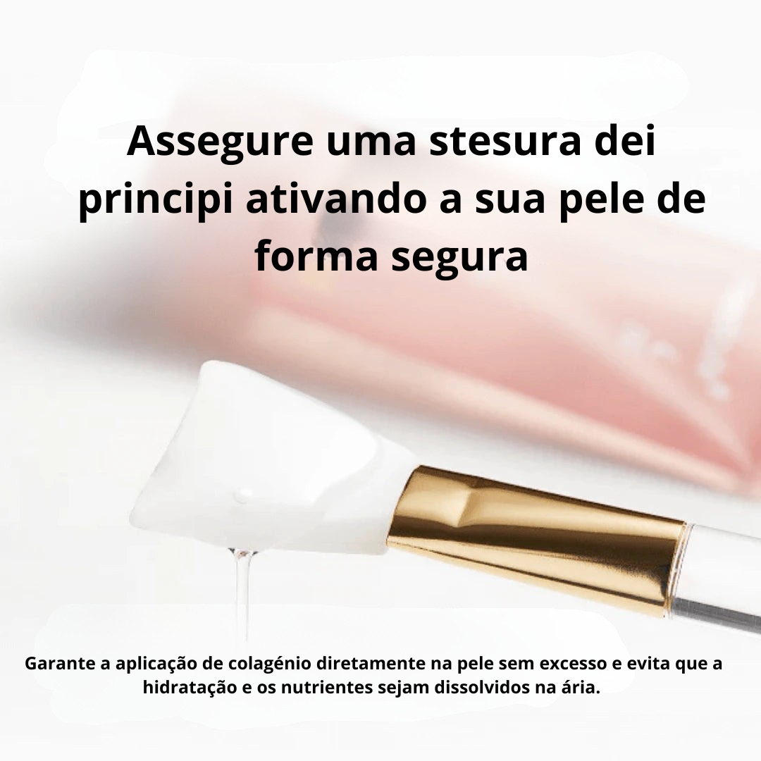 Máscara de Colagénio com Pincel Aplicador