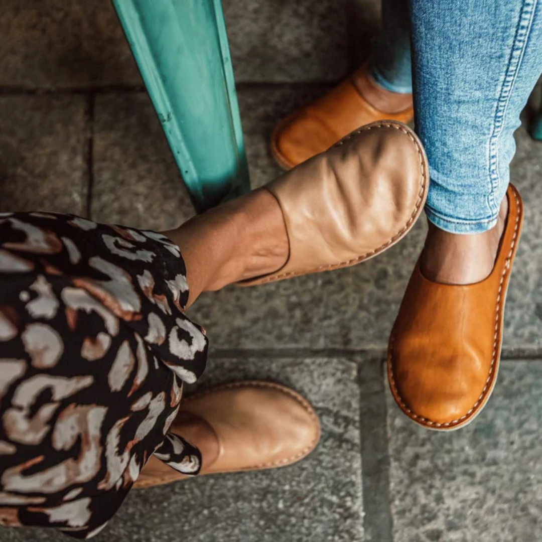 Calçado de Couro com Design Ergonómico e Fabrico Artesanal Unisexo