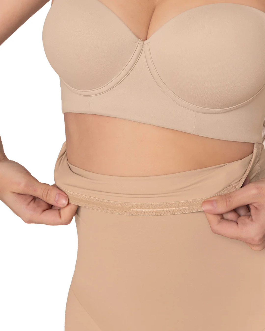 Body Modelador Sem Alças com Parte Inferior Curta (OFERTA 2X1)
