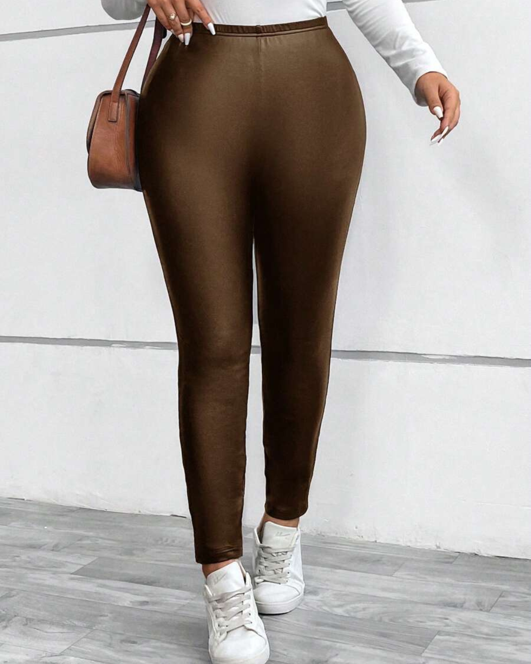 Leggings de Couro para Mulher