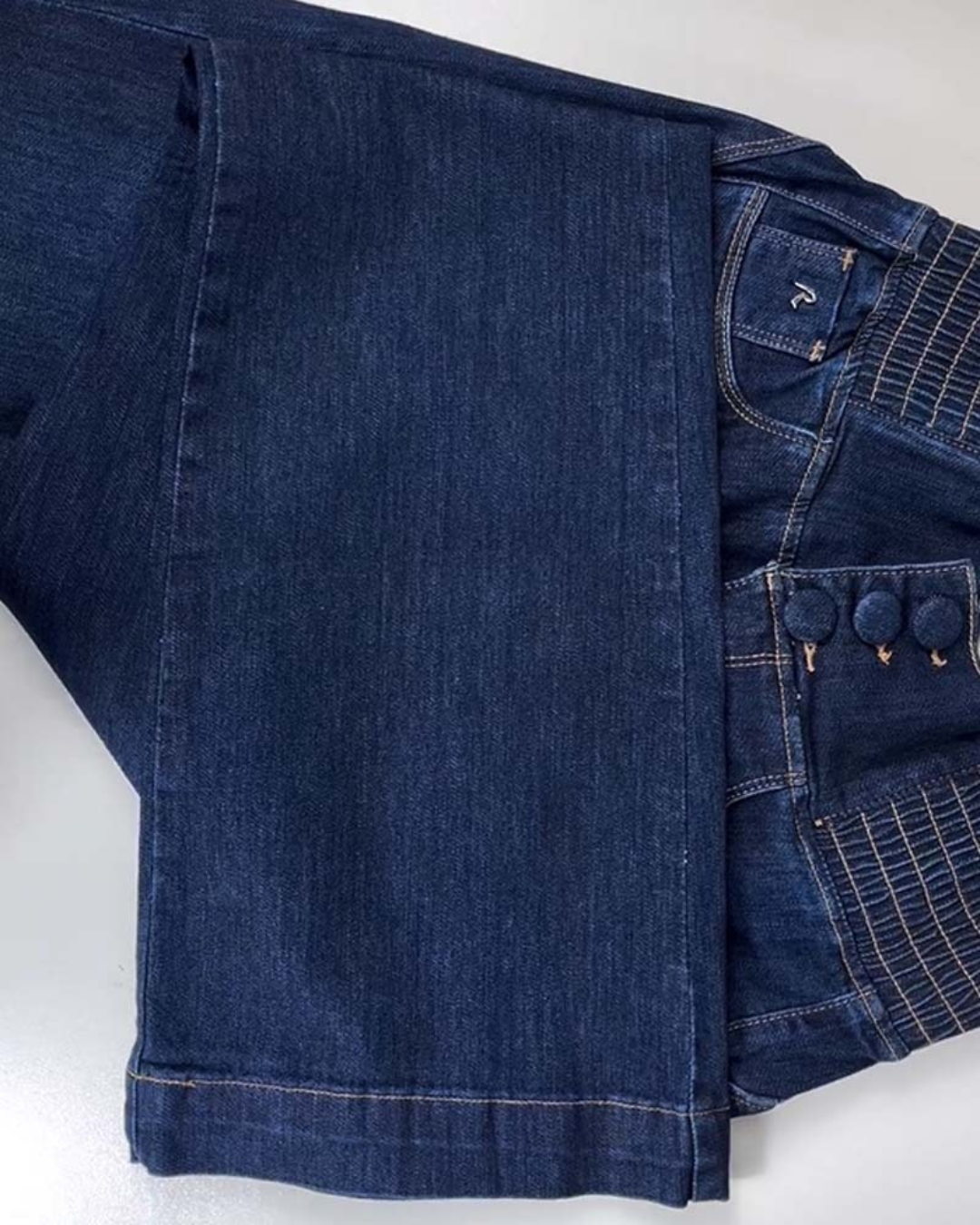 Calças de ganga flexíveis