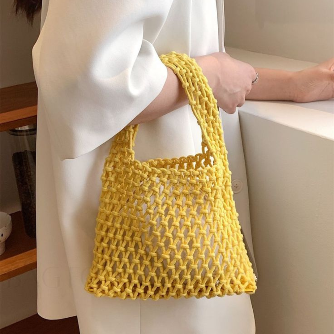 Bolsa boho de crochet