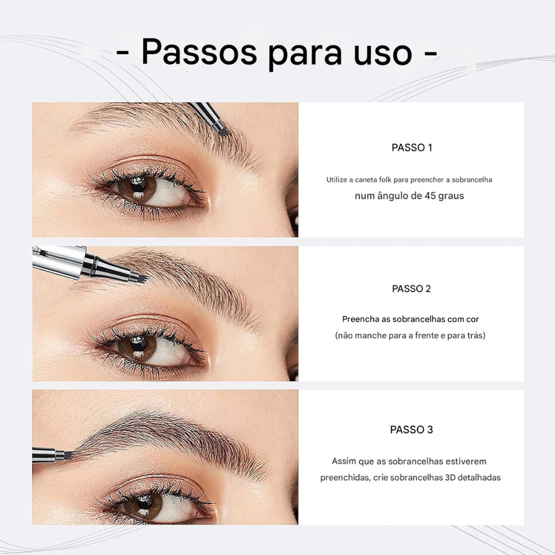 Lápis para Sobrancelhas Microblading à Prova de Água(EM PROMOÇÃO 2X1)