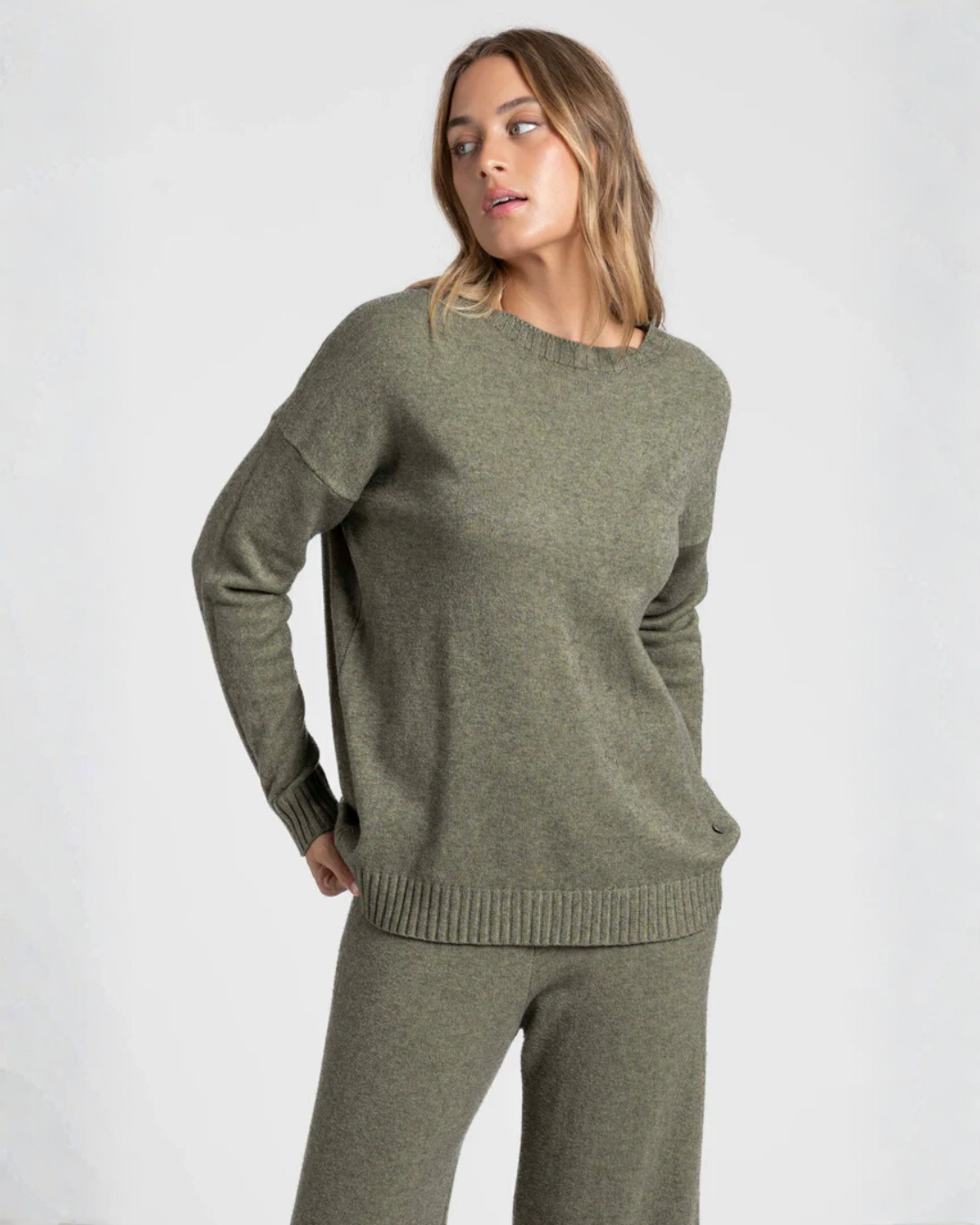 Conjunto Armonias de Duas Peças de Malha para Mulher