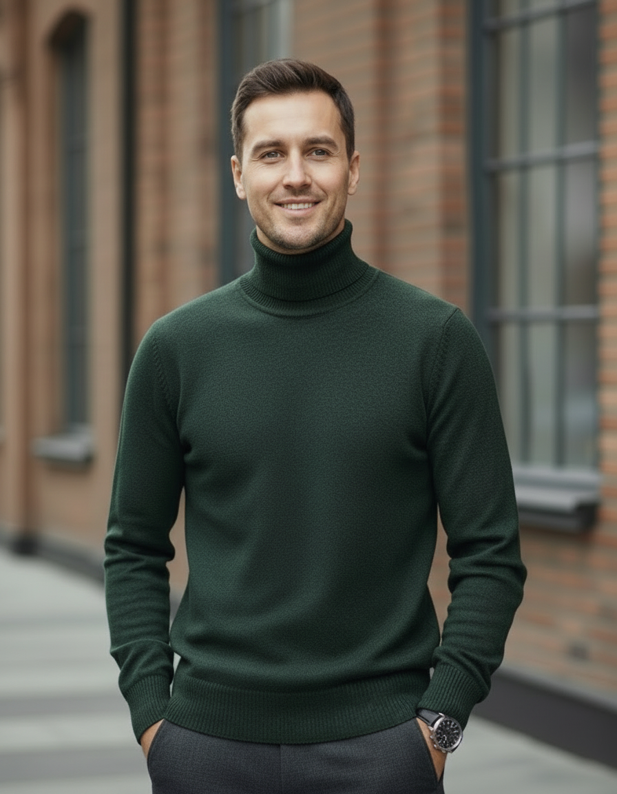 Camisola Premium de Fibra Extra Suave para Homem