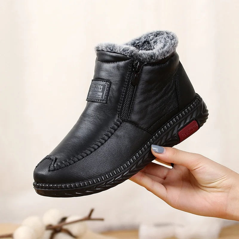 Botas Polar em pele para mulher