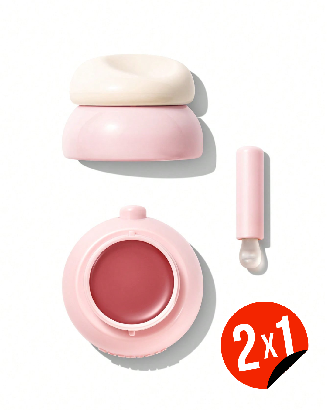 Bálsamo labial com acabamento natural (OFERTA 2X1)