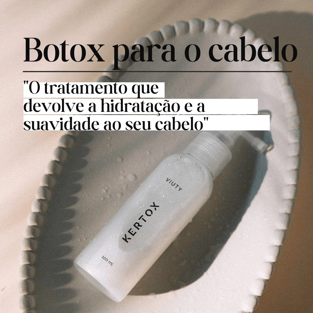 Botox Capilar com Protetor Térmico que Transforma o Seu Cabelo Instantaneamente (OFERTA 2X1)