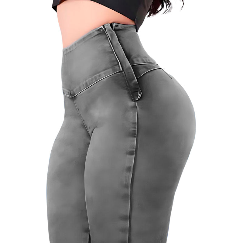 Calças justas para comprimir o abdómen