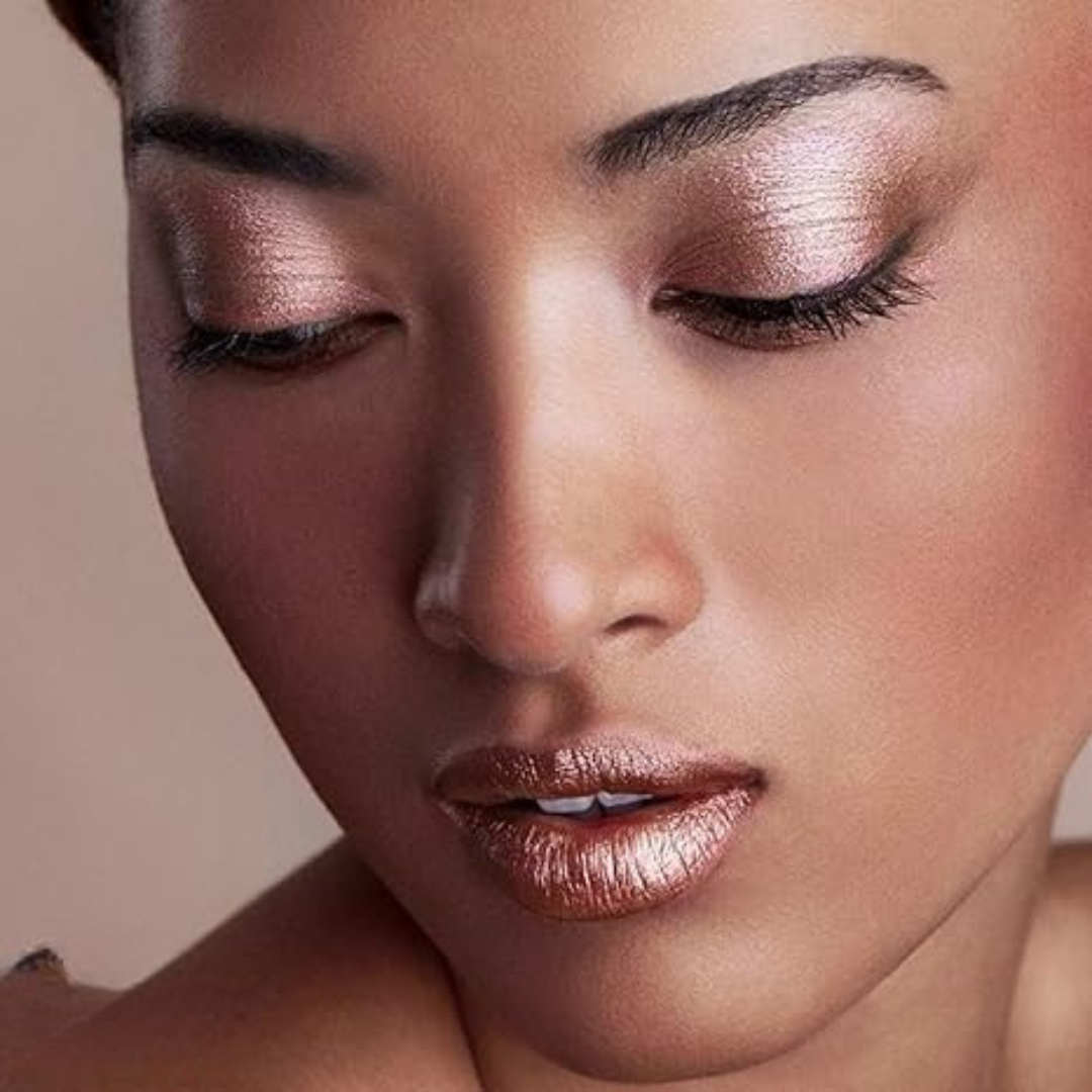 Batom Metálico de Longa Duração e à Prova de Água